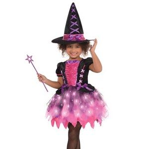 Light-up sparkle witch costume